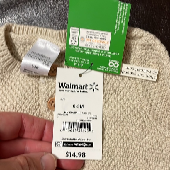 Two Modern Moments Sweater Type Onsies 0-3 months and 6-9 months - Picture 13 of 14